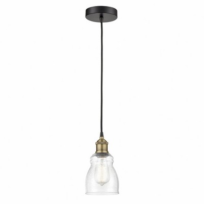 Ellery - 1 Light Cord Hung Mini Pendant In Nautiical Style-9.75 Inches Tall and 4.5 Inches Wide