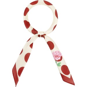 INSPIRE CHIC Women's Polka Dot Square Neckerchief Headband 27.56*27.56 inches(L*W) - 1 of 4