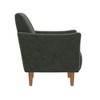 Sapphtopaz 1pc Accent Chair Upholstered Lounge Chair with Wood Legs, Living Room Chair Comfy Chair - 3 of 4