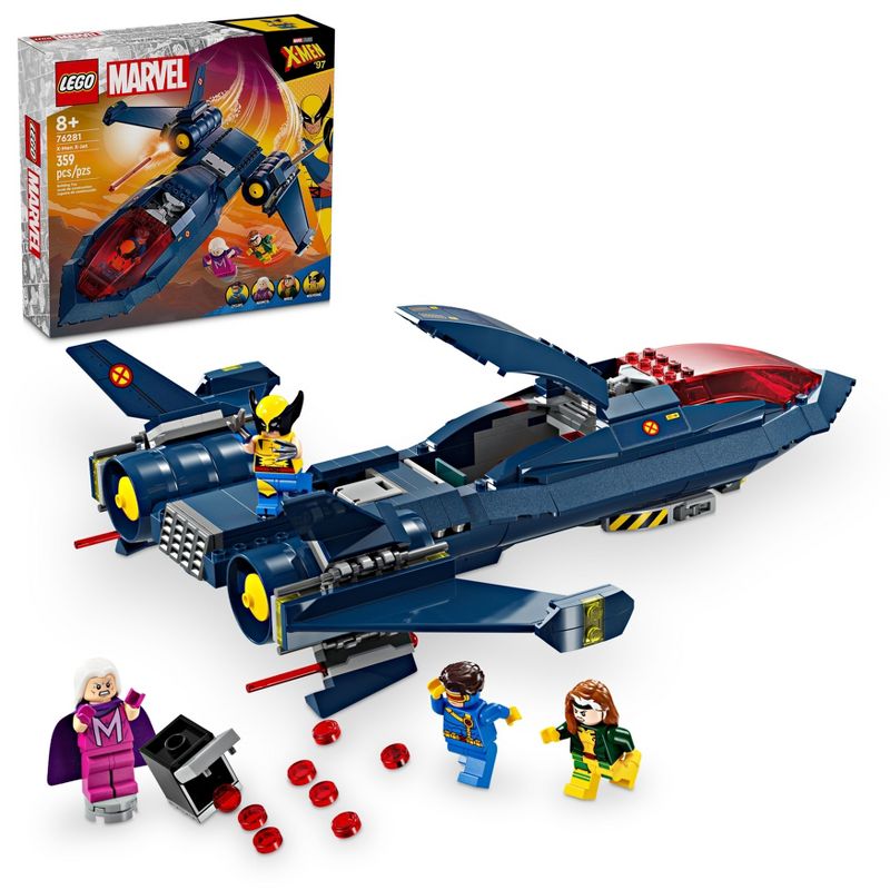 LEGO Marvel X-Men X-Jet Building Toy 76281, 1 of 8