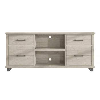 70" TV Stand for TVs up to 78" Beige - Accent Furniture