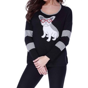 Women's Puppy Eyes Pullover - ANGEL - 1 of 4