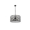 Elegant Lighting Kennedy 5 - Light Pendant in  Black - 2 of 4