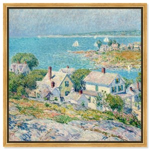 Art Remedy New England by Frederick Childe Chic Coastal Wall Art Framed - 1 of 4