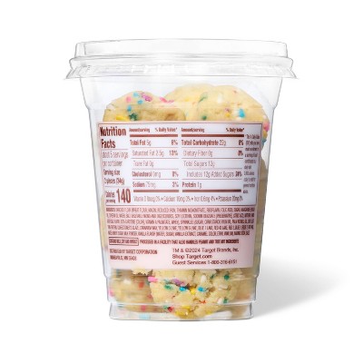 Sugar Cookie Edible Cookie Dough with Rainbow Sprinkles - 6oz - Favorite Day™