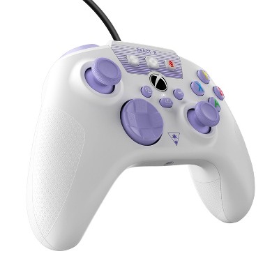 Turtle Beach REACT-R Wired Controller for Xbox Series X|S/Xbox One - White/Purple