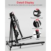2-Ton Hydraulic Shop Crane Folding Engine Hoist with Lever,4400Lbs Capacity w/6 Steel Casters-Heavy-Duty Portable Car Lift for Truck Engines(168lbs) - 4 of 4