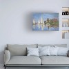 Trademark Fine Art -Claude Monet 'Regatta at Argenteuil' Multi Panel Art Set - 2 of 4