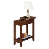 HomeStock Belmont Flip Top End Table with Storage and Charging Station, Featuring USB Ports, Power Outlets and Slim Space Saving Design - 4 of 4