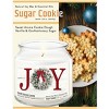 Courtside Market Christmas Joy ugar Cookie 12.8oz Soy Wax Candle Glass Jar with Brushed Silver Metal Lid - 3 of 3