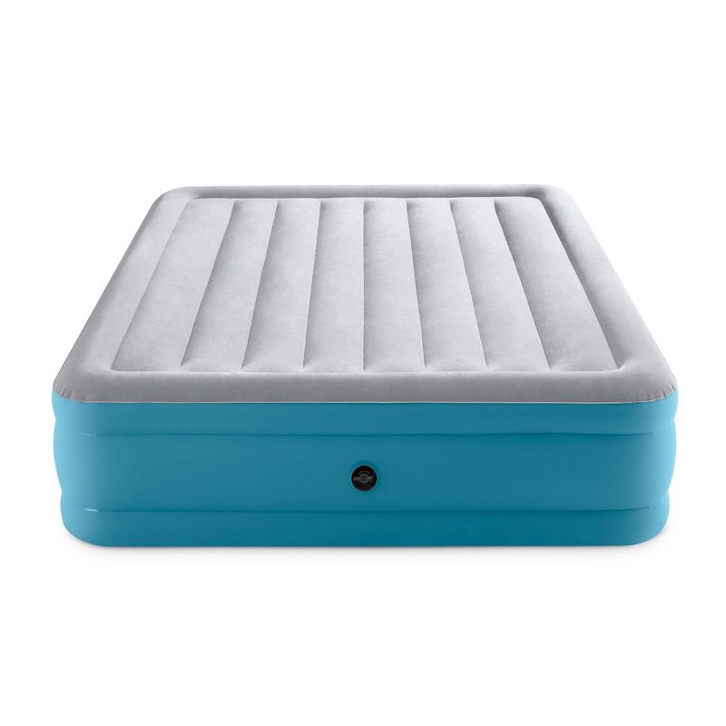Intex Raised 16&#34; Air Mattress with Hand Held 120V Pump - Queen Size, 1 of 8
