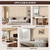 Wood Slat Wall Panel - 2 PCS Slat Wall Paneling, Natural Wood Veneer Sound Dampening Wall Panels - Wood Panels for Wall 12.6" W x 94.5" L - 4 of 4