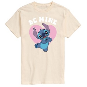 Men's - Lilo and Stitch - Be Mine Short Sleeve Graphic T-Shirt - 1 of 4
