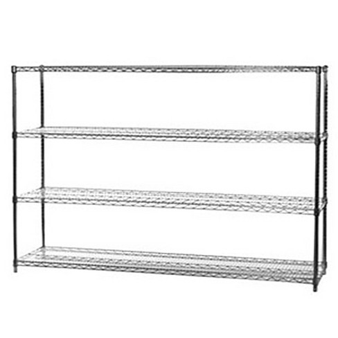 Shelving.com Chrome Wire Shelving with 4 Tier Shelves - - image 1 of 2