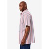 KingSize Men's Big & Tall Striped Short-Sleeve Sport Shirt - 4 of 4