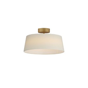 Maxim Lighting Paramount 1 - Light Flush Mount in  Natural Aged Brass - 1 of 4