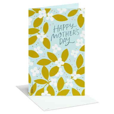 Mother's Day Card for Mom, Happy and Loved, Includes Envelope, Designed by Kathy Davis