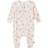 Modern Moments™ by Gerber Baby Girls' 2-Pack Footless Coveralls, Ivory Seashells - 3 of 4