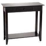 American Heritage Hall Table with Drawer Shelf - Breighton Home