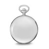 Black Bow Jewelry Charles Hubert Stainless Steel Skeleton Dial 54mm Pocket Watch - 2 of 3