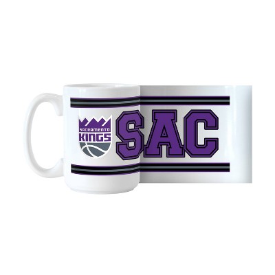 NBA Sacramento Kings Stripe Sublimated Mug - 15oz