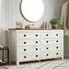 Dresser for Bedroom, Farmhouse Wood Rustic Wide Chest of Drawers, Storage Dressers Organizer for Bedroom, Living Room, Hallway - 4 of 4