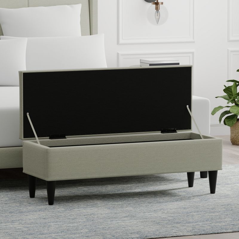 Glenwillow Home Upholstered Storage Bench, 2 of 9