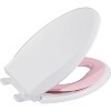 Round Toilet Seat with Toddler Seat Built in, Potty Training Toilet Seat Round Fits Both Adult and Child, with Slow Close and Magnets - 3 of 3