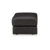 Signature Design by Ashley Contemporary Amiata Leather Ottoman, Onyx - 4 of 4