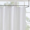 CAVINAS 72 x 72 Inch Stripe Sheer Fabric Shower Curtain,Bathroom Shower Curtains with 12 Button Holes,Machine Washable - 3 of 4