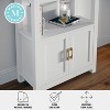 Martha Stewart 68" 3 Shelf Hutton Wood Bookcase - 4 of 4