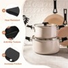 Unique Bargains Silicone Hot Assist Frying Cookware Pan Pot Handle Holders 2 Pcs - 3 of 4