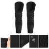 Unique Bargains Block Shape Knee Brace Protection Sponge Knee Pads Soft Breathable Knee Support Black 1 Pair - 3 of 4