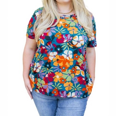 Women's Can't Stop the Beat Floral Top - Haptics