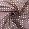 INSPIRE CHIC Women Polka Dots Cotton Linen Retro Solid Color Plain Square Neck Scarves 1Pc - 4 of 4