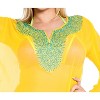HAPPY BAY Women's Summer Vacation Beachwear Short Mini Beach Dress Bathing Suits Swimwear Swimsuit Cover Ups Large-X-Large Yellow Solid - 2 of 4
