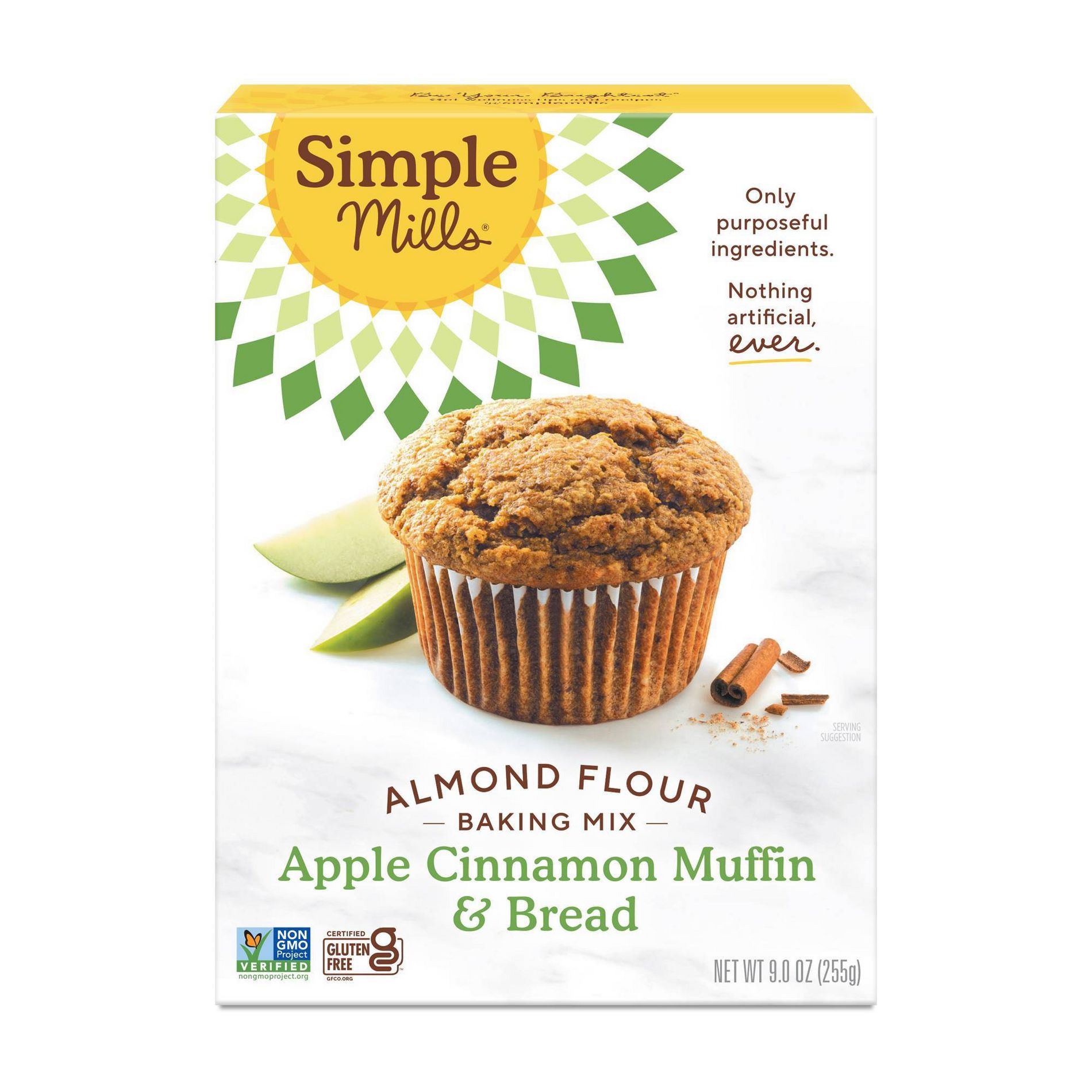 Simple Mills Apple Cinnamon Muffin and Bread Almond Flour Mix - 9oz