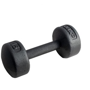 York Barbell Legacy Dumbbell Solid Round Classic Strength Training Equipment - 1 of 1