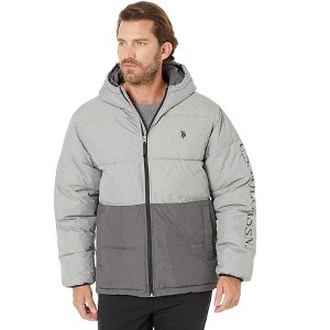 U.S. Polo Assn. Men's Heather Winter Puffer Jacket - 1 of 3