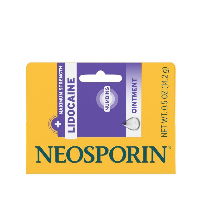 Neosporin + Lidocaine Antibiotic Treatment - 0.5oz, 1 of 9