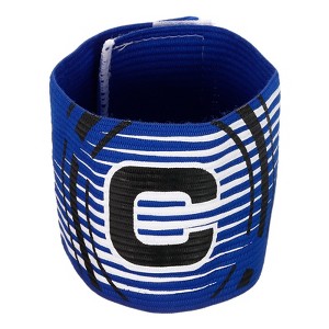 Unique Bargains Adjustable Elastic Soccer Basketball Training Captain's Armband - 1 of 4