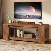 Lantine 63-Inch Solid Wood TV Stand for 55/60/65/75-Inch TV, 2-Tier Media Television Console Entertainment Center for Living Room, Bedroom - 2 of 4