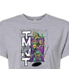 Women's - Teenage Mutant Ninja Turtles - Donatello, Raphael, Leonardo, & Michelangelo Cropped Graphic T-Shirt - 2 of 4