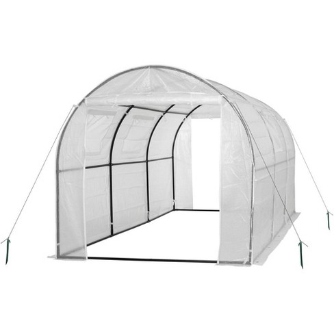 Machrus Ogrow Deluxe Walk-in Tunnel Greenhouse With White Cover : Target