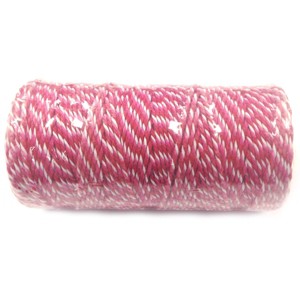 Wrapables Cotton Baker's Twine 12ply 110 Yard, Red and Hot Pink - 1 of 2