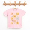 The Juniper Shop Checkered Floral Chart Youth Short Sleeve Tee - M - Pink - 2 of 4