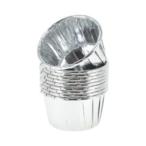 Unique Bargains Disposable Baking Cups Coated Baking Paper 1.57"x1.18" 50 Pcs - 1 of 4