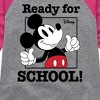 Girls' - Disney - Ready For School Shirt Tail Raglan Graphic T-shirt - 2 of 4