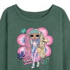 Women's - LOL Surprise! - Candylicious Original Lightweight French Terry Wide Neck Long Sleeve Shirt - 2 of 4