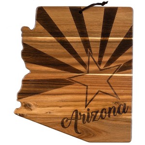 Rock & Branch Origins Arizona Cutting Board Brown:  Acacia, Lightweight, Hand Wash, 11.75" x 13.5" - 1 of 4